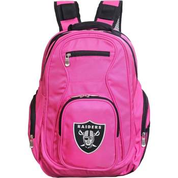 NFL Las Vegas Raiders Premium 19" Laptop Backpack - Pink