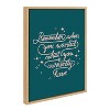 Kate & Laurel All Things Decor 18"x24" Sylvie Remember Framed Wall Canvas by Maria Filar: Inspiring Quote Decor - 2 of 4