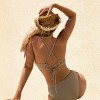 Women's Sleek Bikini Set with Criss-Cross Back Detail - Cupshe - 3 of 3