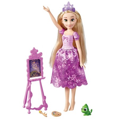 Disney Princess Rapunzel’s Tower Creations – Rapunzel Doll with Pascal, Painting Accessories & Tiara – Tangled-Inspired Playset