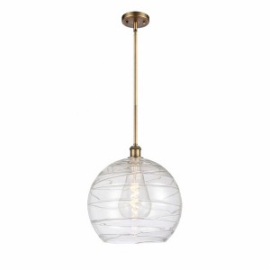Athens Deco Swirl - 1 Light Pendant In Industrial Style-14.88 Inches Tall and 13.75 Inches Wide - 1 of 1