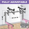 Refurbished Liquid Stands 2 Tier Keyboard Stand Attachment - Arms Only - Adjustable Steel Double Stand Extender - 2 of 4