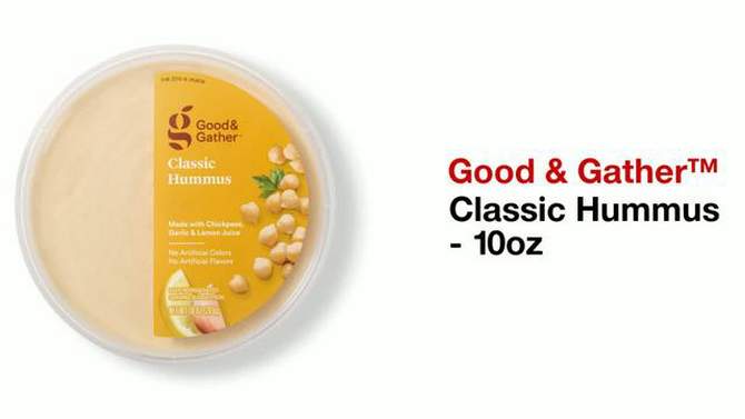 Classic Hummus - 10oz - Good & Gather&#8482;, 2 of 8, play video