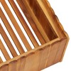 VidaXL Garden Raised Bed 19.6 inches x19.6 inches x9.8 inches  Solid Acacia Wood - 4 of 4