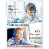 iClever Kids Headphones for School Travel, Safe Volume Limited, HD Mic Stereo Sound Over-Ear Girls Boys Headphones for Kid - 4 of 4