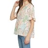Women's Abstract Peplum Top - entro - 2 of 4