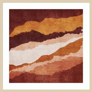 Amanti Art Hardal Catlak Katmanlar2 by Emel Tunaboylu Wood Framed Wall Art Print - 1 of 4