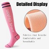 Boersma 5 Pairs Women’s Mid-Calf Compression Sports Socks – Supportive, Breathable & Cushioned for Running, Skipping, Fitness & Outdoor Activities - 2 of 4