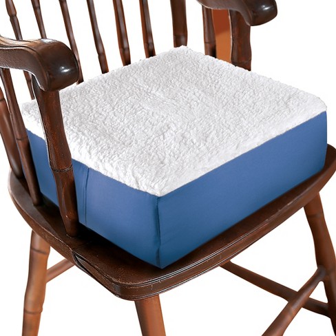 Collections Etc High Pile Fleece Extra Thick Foam Chair Cushion 13.75 X 13.75 X 5 Target