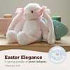 Bearington Cottontail The Stuffed Animal Bunny Rabbit, 14 Inches Pink Easter Plush Bunny with Soft Fur - 3 of 4