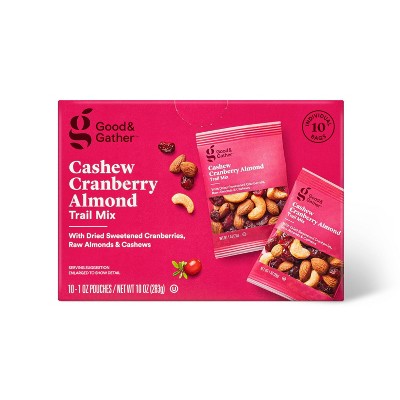 Cashew Cranberry Almond Trail Mix - 10oz/10ct  - Good & Gather™