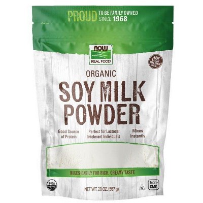 Organic Soy Milk Powder by Now Foods  -  20 oz Powder
