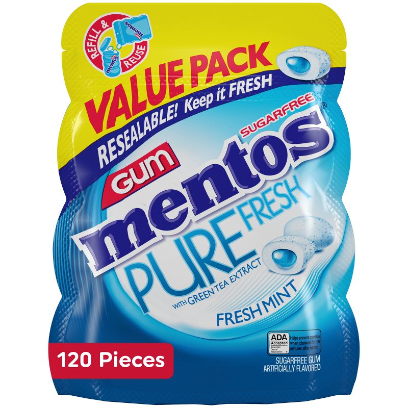 Mentos Fresh Mint Chewing Gum - 8.46oz, 2 of 5