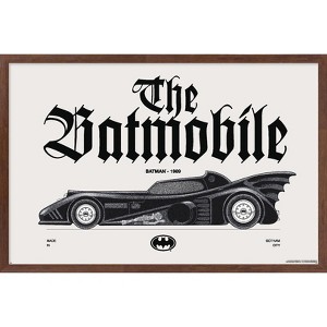 Trends International DC Comics Batman: 85th Anniversary - The Batmobile 1989 Framed Wall Poster Prints - 1 of 4