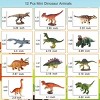 12-Piece Mini Dinosaur Figures - Realistic Cake Topper & Play Set for Kids - 2 of 4