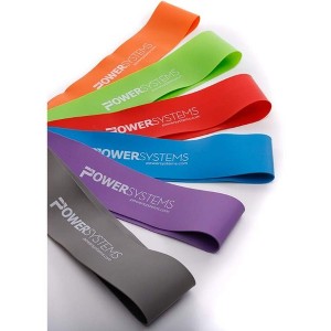 Power Systems 9" Mini Versa-Loop Exercise Bands  – Portable Resistance Bands (6-Pack Kit) - 1 of 4