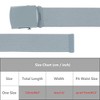 INSPIRE CHIC Women's All-match Braided Pants Belt Smooth Buckle Casual Daily Canvas Belt - 4 of 4