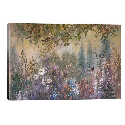 32" x 48" x 1.5" Wild Garden Tangle by Lisa Marie Kindley Unframed Wall Canvas - iCanvas