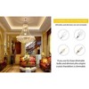 GDFStudio Gould Modern Crystal Chandelier Ceiling Light with LED Bulbs - 4 of 4