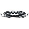 West Coast Jewelry Men's Hematite Stone Bead Adjustable Bracelet (8mm) - 4 of 4