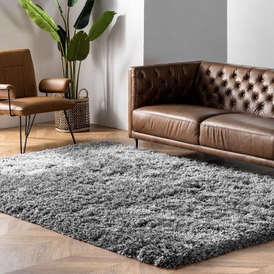 Nuloom Kristan Modern Shag Area Rug, 3' x 5', Gray