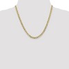 Black Bow Jewelry 4.5mm 10k Yellow Gold Concave Anchor Chain Necklace - 2 of 4