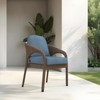 Covers&All Outdoor Sunbrella Deep Seat Cushion Set for Outdoor Furniture, 22 in W x 24 in L x 5 in Thick, Sky Blue - 3 of 4