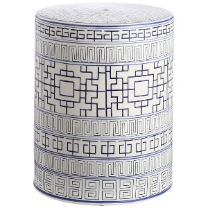 Parri Garden Stool - Indoor/Outdoor - ACS4581 - Blue - 1 of 2