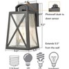 Claxy Dusk to Dawn Outdoor Lights Wall Mount Porch Lights Set of 2 - 3 of 4