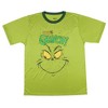 Seven Times Six Dr. Seuss GRINCH Men's Pajama Pants Shirt and Socks 3 Piece Pajama Set Multicoloured - 3 of 4