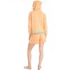 Ocean Pacific Womens Sunset Chaser Hoodie Short Set - 2 of 4