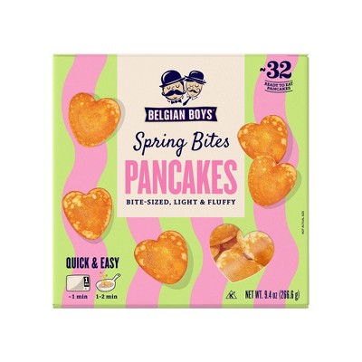 Belgian Boys Bite-sized Heart Shaped Pancakes - 9.4oz
