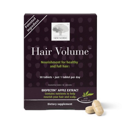 New Nordic Hair Volume Supplement Tablets