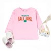 The Life Of A Fall Girl Puff/Glitter - Kids Youth Long Sleeve Tee and Kids Toddler Long Sleeve Tee - 2 of 4