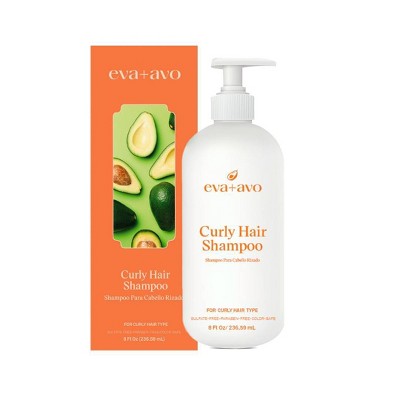 eva+avo Curly Hair Rosemary Avocado Hair Shampoo - 8 fl oz