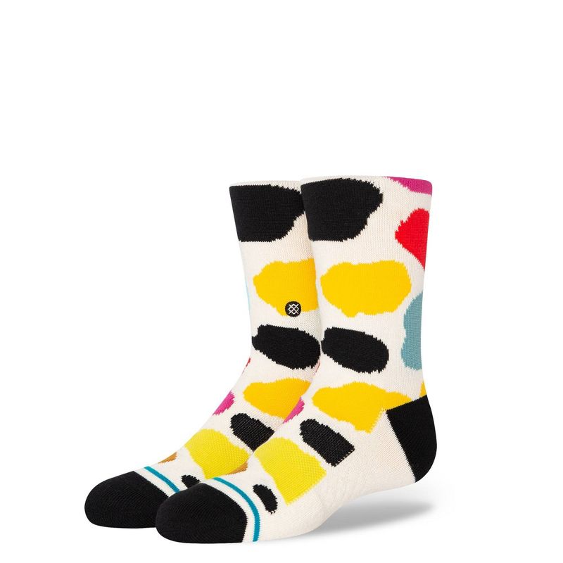 Stance Kids&#39; Abstract Dots Crew Socks - L, 1 of 12