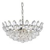 Elegant Lighting Emilia 18 inch pendant in chrome - 3 of 4