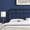 Modway Alessia King Metal Headboard – Arched Spindle Frame in Classic Black Finish, Vintage-Inspired Accent for Modern Bedrooms - 4 of 4