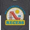 Boys' - Instant Message - My Favorite Class Is Recess Short Sleeve Graphic T-Shirt - 2 of 4