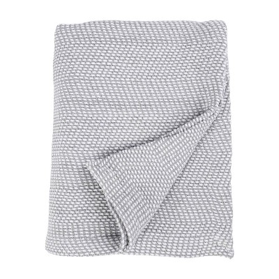 Chenille Herringbone Soft Textured Medium Weight Cotton Blanket by Blue Nile Mills