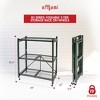 Origami General Purpose Foldable Shelf Storage Rack with Wheels for Home, Garage, or Office - 2 of 4