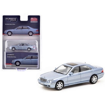 Mercedes-Benz S-Class Horizon Blue Metallic "Global64" Series 1/64 Die Cast Model by Tarmac Works