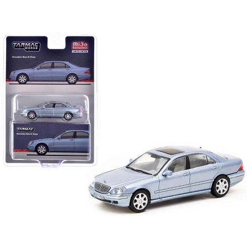 Mercedes-Benz S-Class Horizon Blue Metallic "Global64" Series 1/64 Die Cast Model by Tarmac Works - image 1 of 3