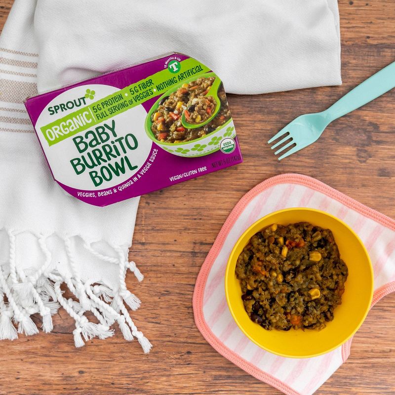 Sprout Foods Organic Burrito Bowl Toddler Meals - 5oz, 5 of 6
