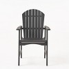 Acacia Wood Adirondack Dining Chairs, Adirondack Chair Set Of 2, Adirondack Chair Wood, Adirondack Chair Modern-Cuddlewood - 3 of 4