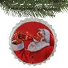Kurt Adler 4.25 In Coca Cola Santa Bottle Cap Nostalgic Tree Ornaments - 3 of 3