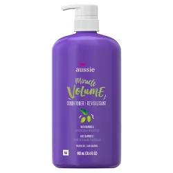 Aussie Paraben-Free Miracle Volume Conditioner with Plum & Bamboo for Fine Hair - 30.4 fl oz