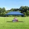 KTMBDW 10x20 Pop Up Canopy Tent with Vent, Easy Set Up Tent, Instant Sun Shelter Canopy, 12 Stakes & 6 Ropes, for Parties, Beach, Outdoor - 2 of 4