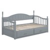 NicBex 79.9" Twin Size Daybed with Trundle Upholstered Daybed with Storage Extendable Day bed with 2 Spacious Drawers for Living Room - 2 of 4
