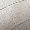 26"x26" Grid Lines Matelassé Euro Bed Pillow Light Gray - Hearth & Hand™ with Magnolia: Cotton, Indoor, Farmhouse Style - 3 of 4
